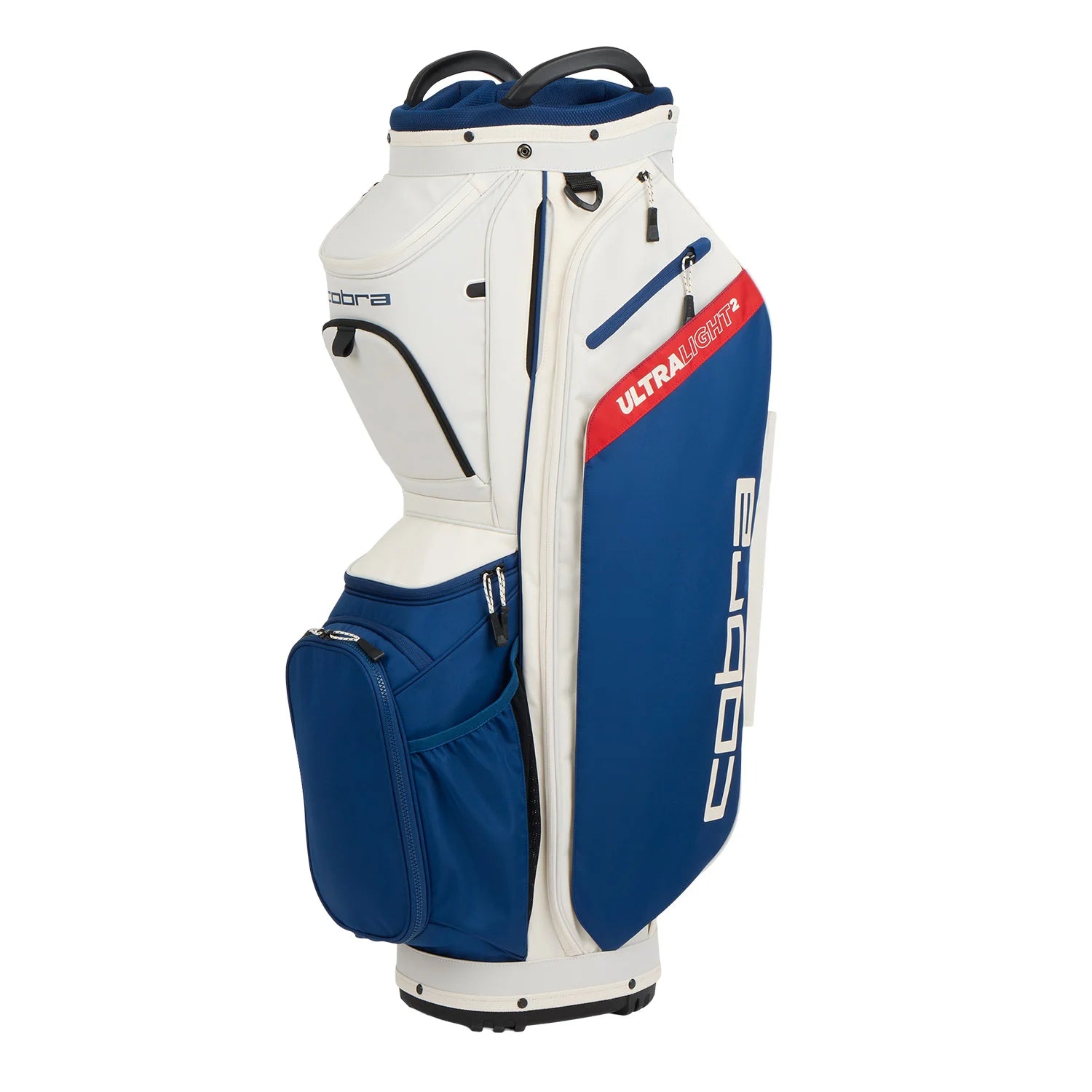 Cobra Ultra Light 2 Cart Bag - Blue Pop Red