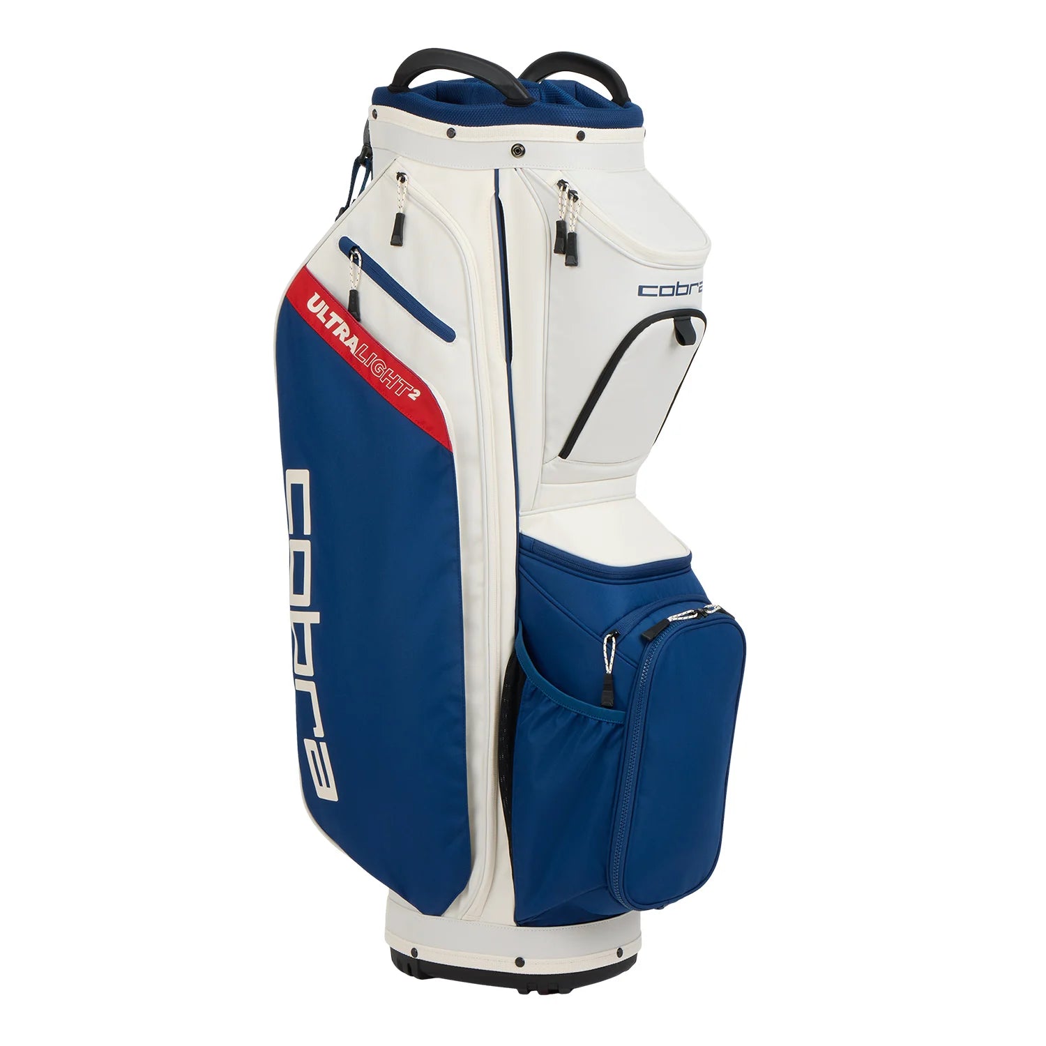 Cobra Ultra Light 2 Cart Bag - Blue Pop Red