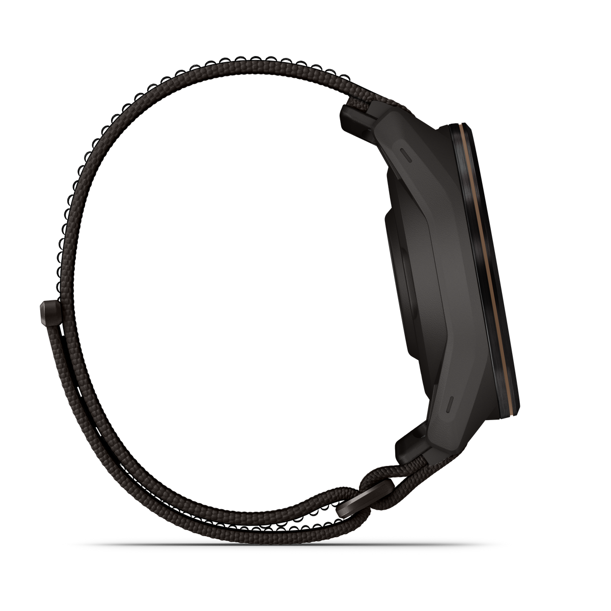 Garmin Approach S72 43 mm Pebble Grey/Bronze – höger sida