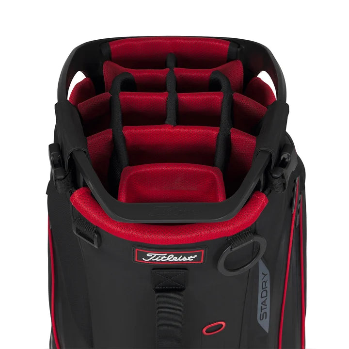 Titleist Hybrid 14 Stadry Bag Svart Röd