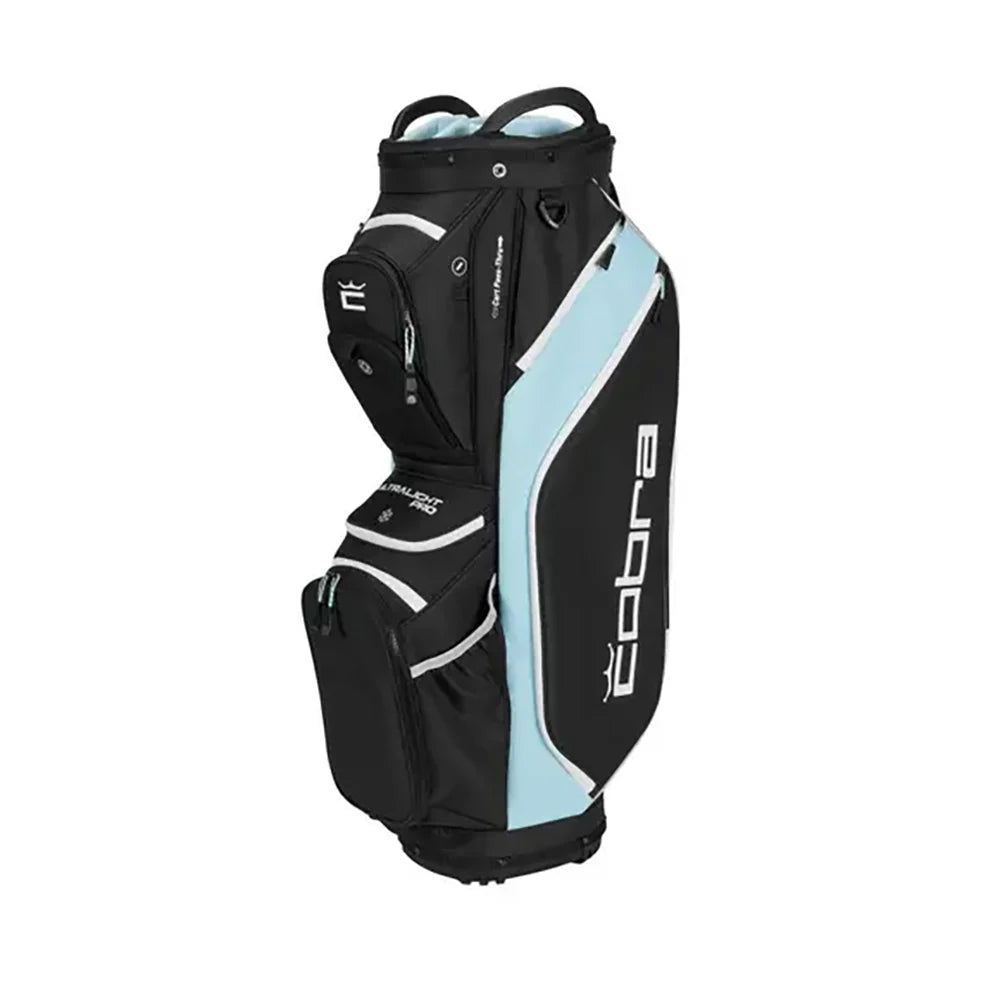 Wózek Cobra Ultralight Pro Cart w kolorze czarnym / chłodnym niebieskim
