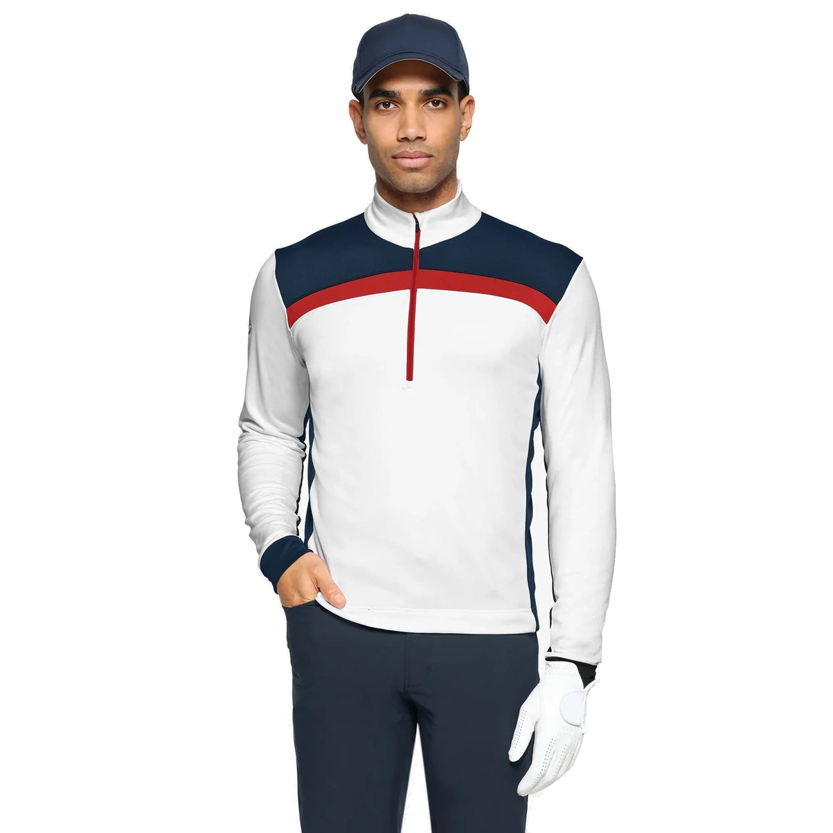 Galvin Green Dean - White/Navy/Red – bild 2