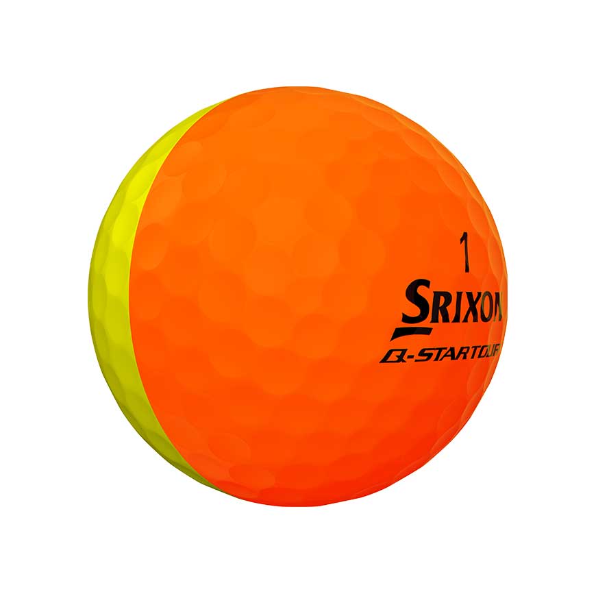 Srixon Q-Star Tour Divide - Orange / Gul