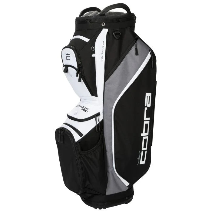Cobra Ultralight Pro Cart Bag Black / White / grey