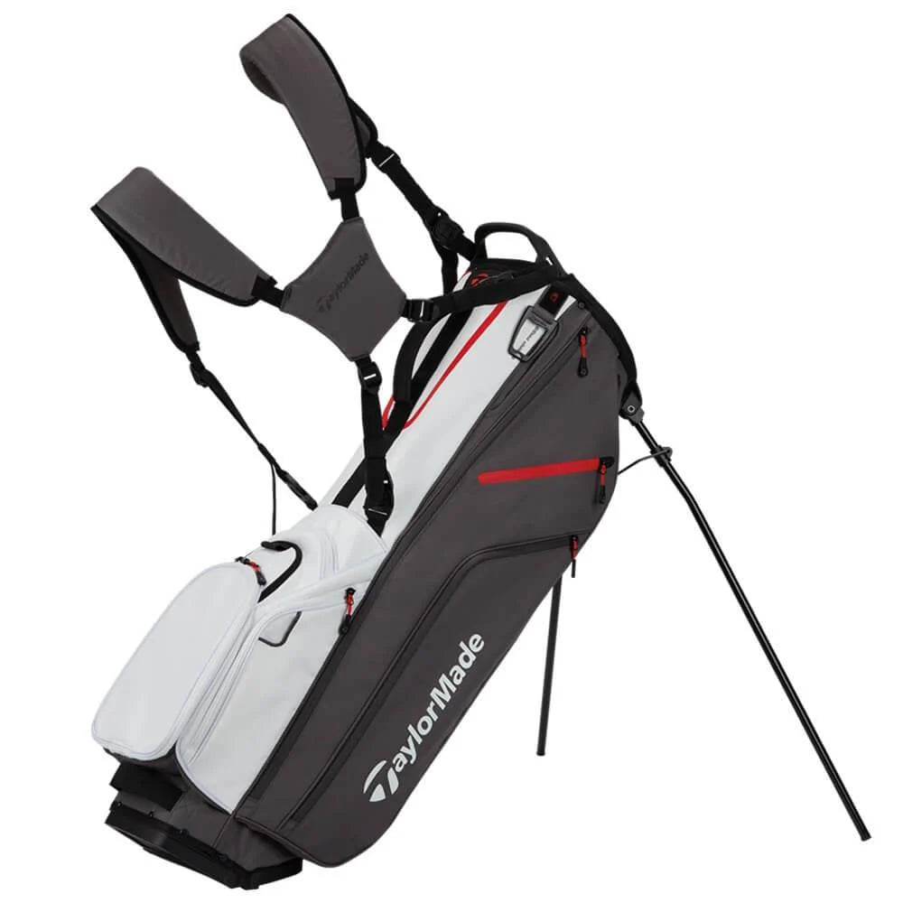 TaylorMade Flextech Stand Bag Grey &amp; White
