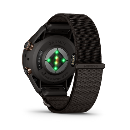 Garmin Approach S72 43 mm Pebble Grey/Bronze – baksida