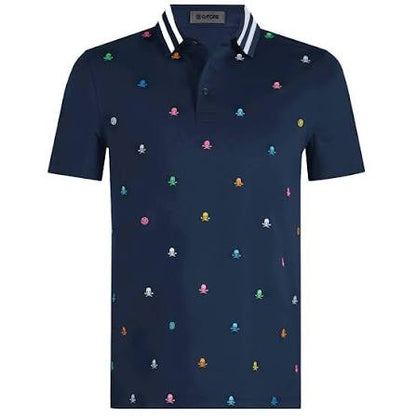 G/FORE Embroidered Tech Jersey Piké Herr