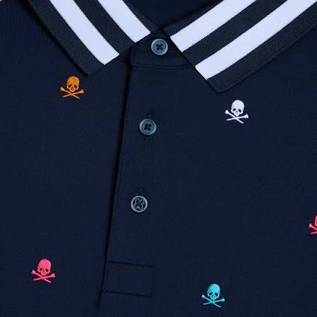 G/FORE Embroidered Tech Jersey Piké Herr