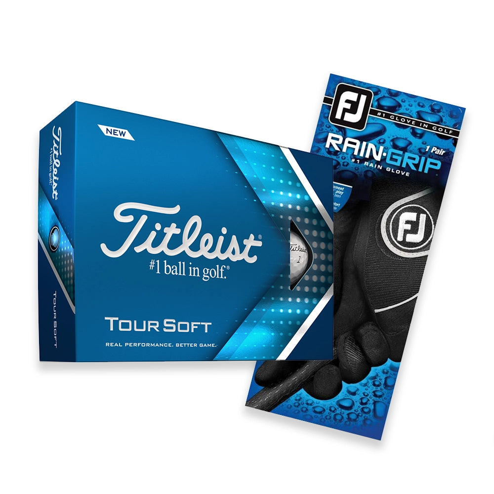 Titleist Tour Soft + FootJoy Rain