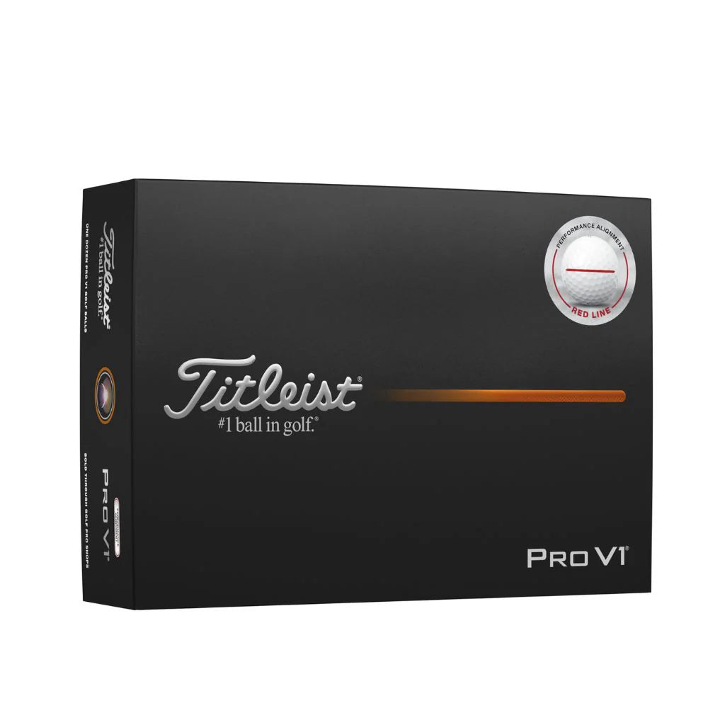 Titleist Pro V1 Perf Align - Red
